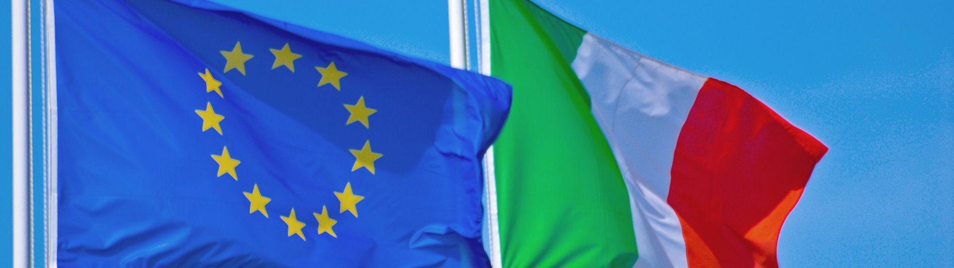 Bandiera Italia UE