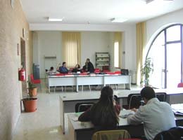 Sala lettura Biblioteca