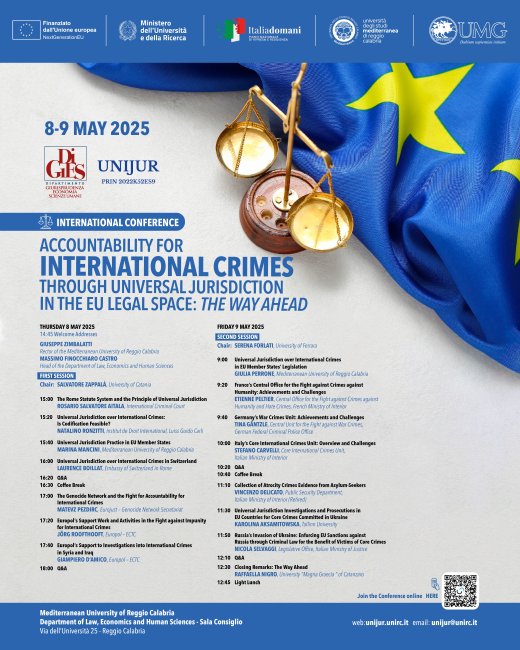 programma evento International Crimes