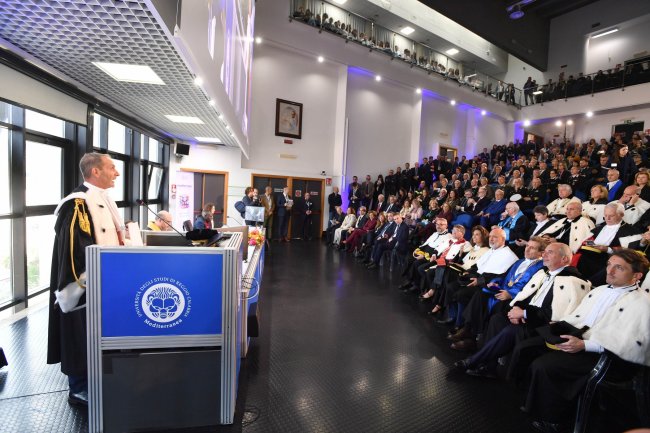 inaugurazione aa 2025-26_Rettore avvio cerimonia