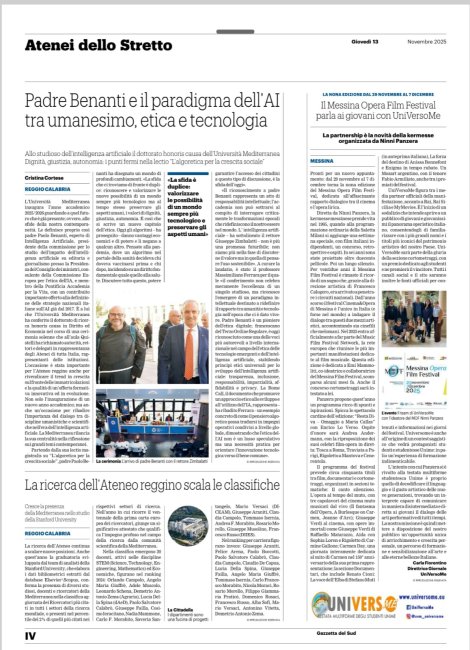 Atenei dello Stretto - Padre Benanti