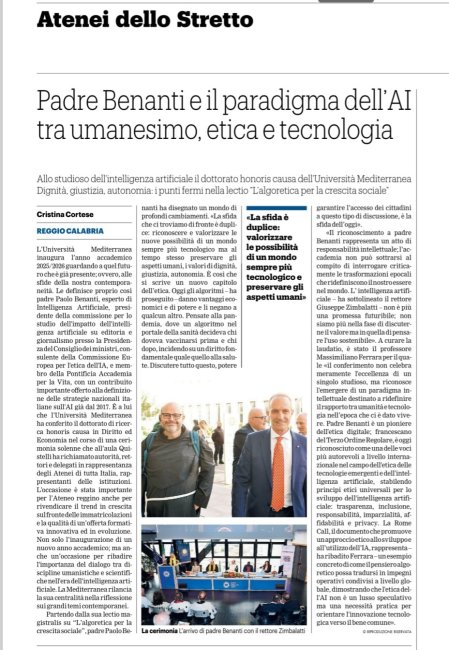 Atenei dello Stretto - Padre Benanti