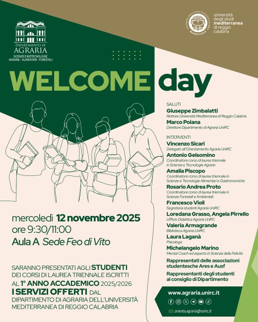Welcome Day Agraria