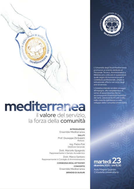 Mediterranea, il valore del servizio, la forza della comunità