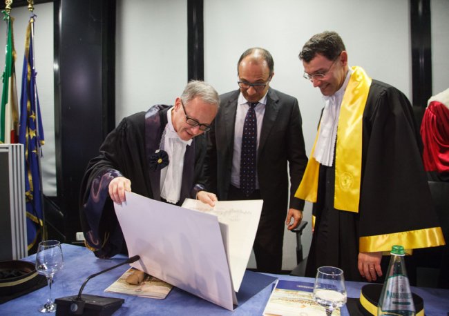 laurea honoris causa a Stefano Paleari
