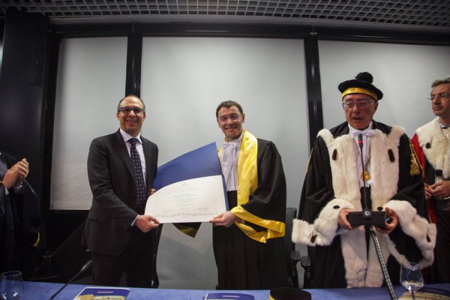 laurea honoris causa a Stefano Paleari