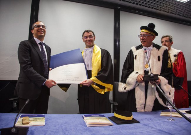 laurea honoris causa a Stefano Paleari