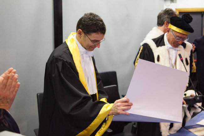 laurea honoris causa a Stefano Paleari