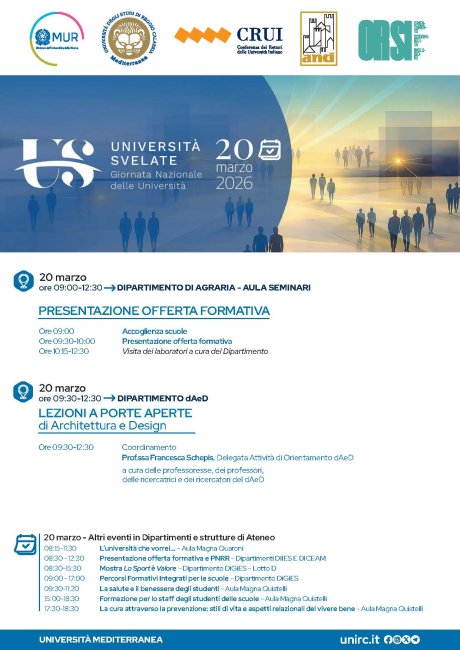 Università svelate 2026