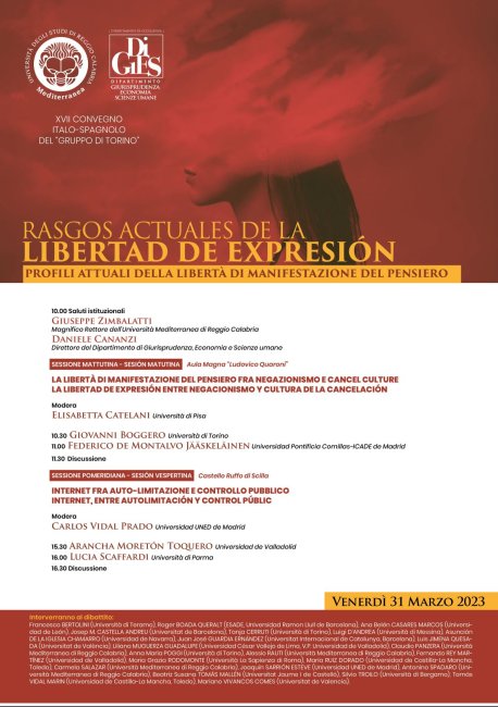 XVII convegno internazionale del Gruppo di Torino