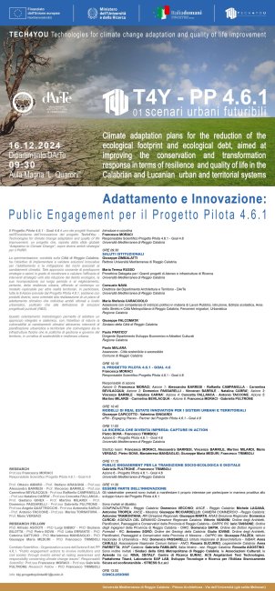 16 dicembre | Adattamento e Innovazione: Public Engagement per il Progetto Pilota 4.6.1