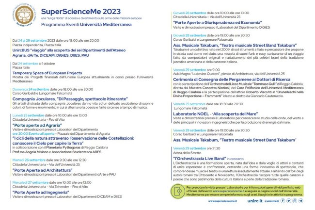 Notte Europea della Ricerca 2023