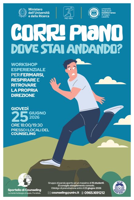 Corri piano. Dove stai andando? Workshop esperienziale
