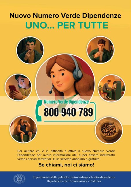 Numero verde dipendenze