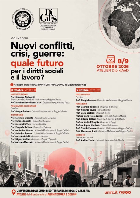Nuovi conflitti, crisi, guerre: quale futuro per i diritti sociali e il lavoro?