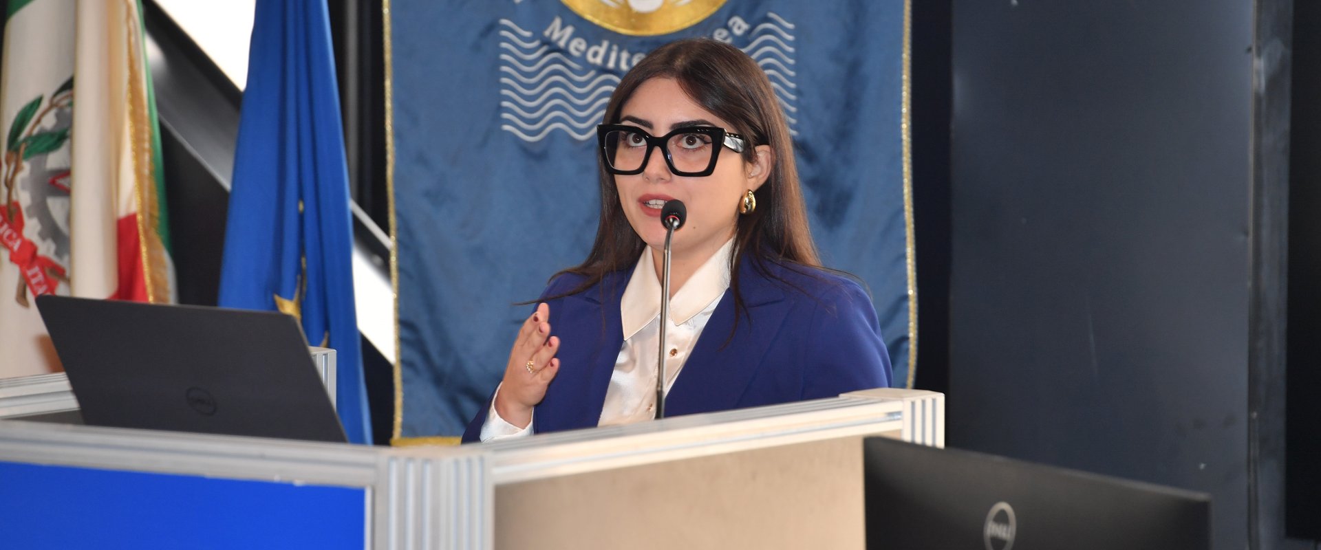 La rappresentante degli studenti, Isabella Scardino
