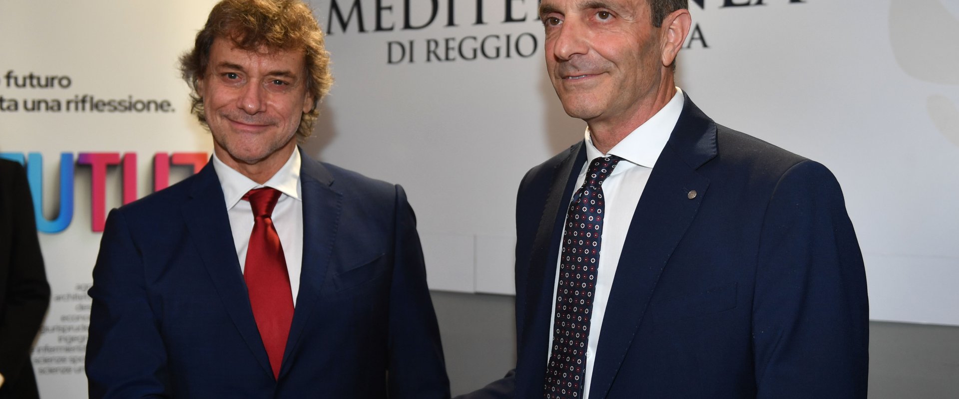 Il rettore Zimbalatti ed Alberto Angela
