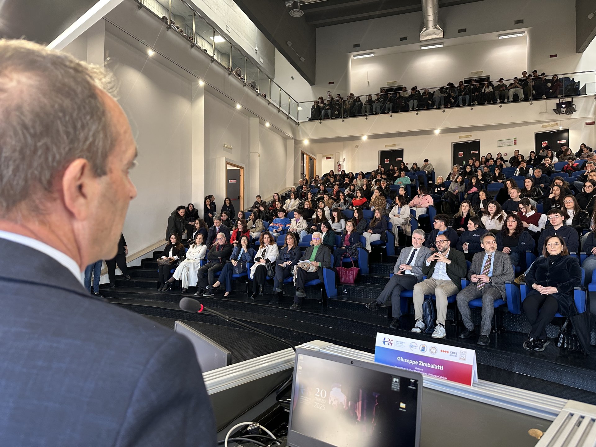 Intervento del rettore Zimbalatti ad Università svelate