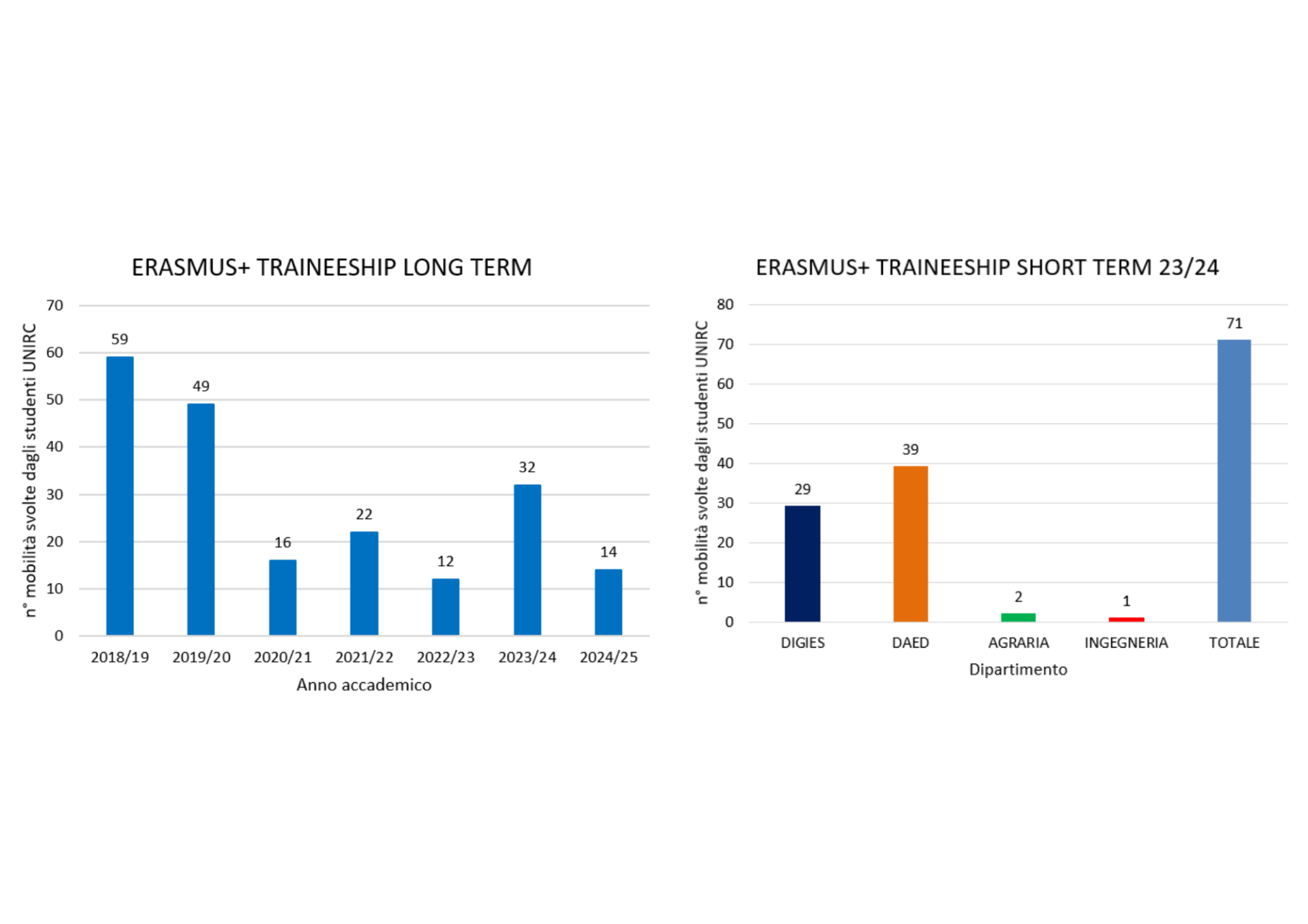Grafico Erasmus+ Traineeship