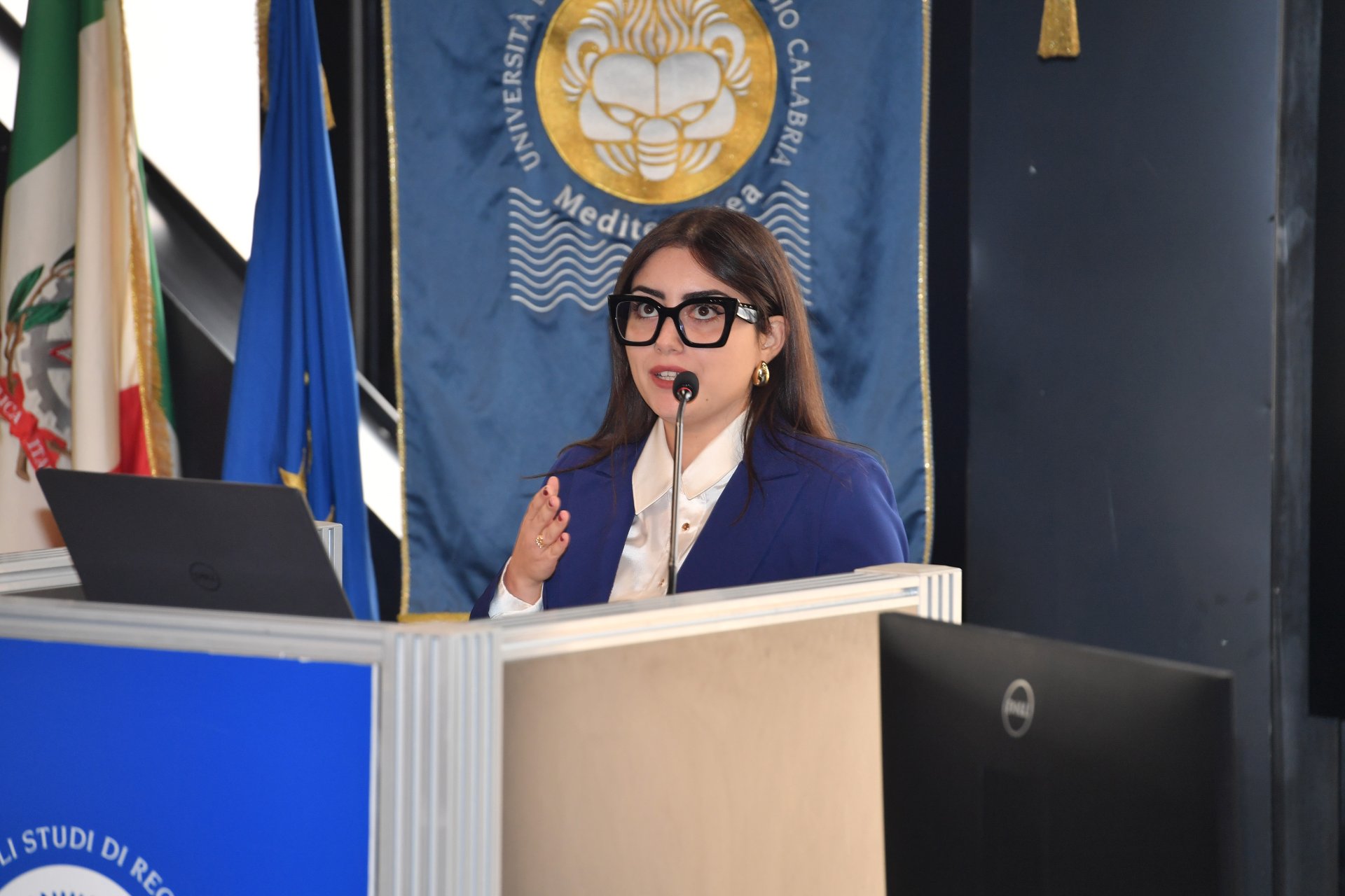 La rappresentante degli studenti, Isabella Scardino