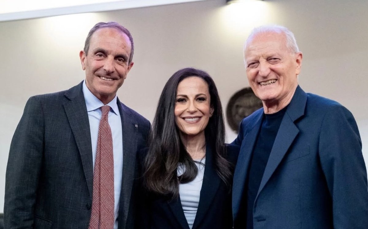 Il Rettore Zimbalatti, Santo Versace e Francesca De Stefano Versace