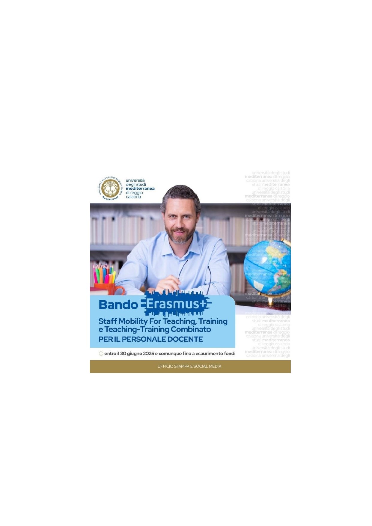 Bando Erasmus+ Staff Docente