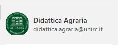 Nuovo Account di Posta DIDATTICA AGRARIA
