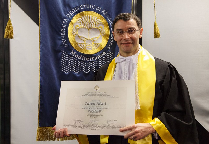 laurea honoris causa a Stefano Paleari
