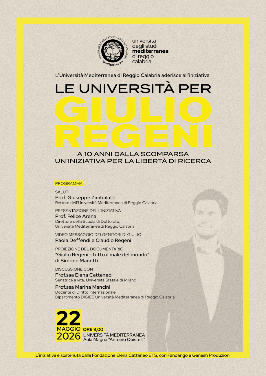 Locandina Regeni